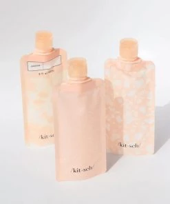Kitsch Refillable 3pc Travel Pouch Set Beauty