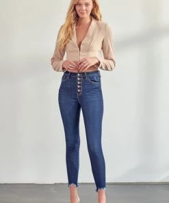 Kancan Bottoms Cannon High Rise Denim