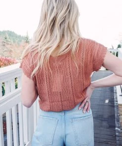 Hem & Thread Bentley Pointelle Sweater Set