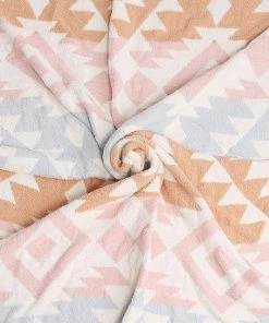 Hana Gifts + Home Accents Cozy Aztec Throw Blanket