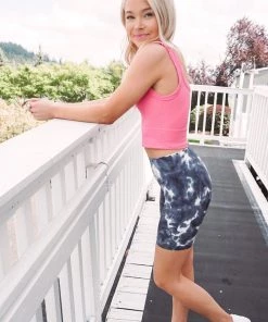 NikiBiki Chevron Ribbed Crop Tank