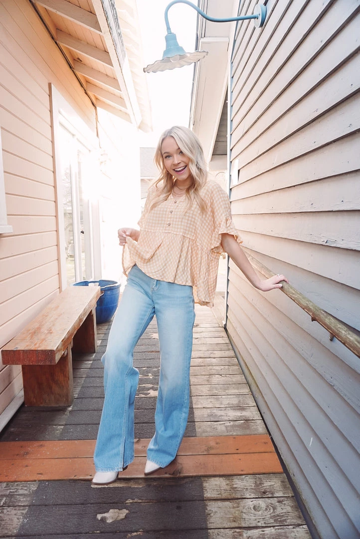 Promesa Derby Peplum Blouse 2 Promesa Derby Peplum Blouse