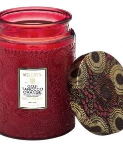 Sublime Clothing Boutique Gifts + Home Accents Voluspa Goji Tarocco Orange Large Jar 6 Sublime Clothing Boutique Gifts + Home Accents Voluspa Goji Tarocco Orange Large Jar