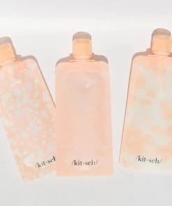 Kitsch Refillable 3pc Travel Pouch Set Beauty