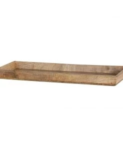 Foreside Home Hazel Wood Tray Gifts + Home Accents