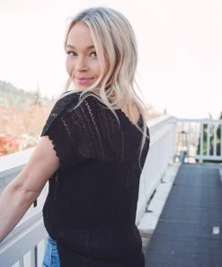 Hem & Thread Bentley Pointelle Sweater Set