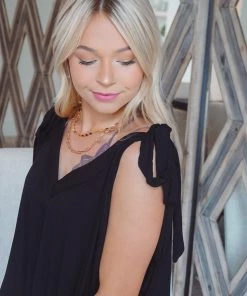 Charlotte Avery Beachwood Tie Strap Jumpsuit Dresses + Rompers