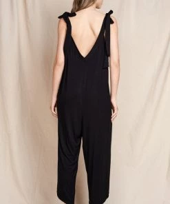 Charlotte Avery Beachwood Tie Strap Jumpsuit Dresses + Rompers