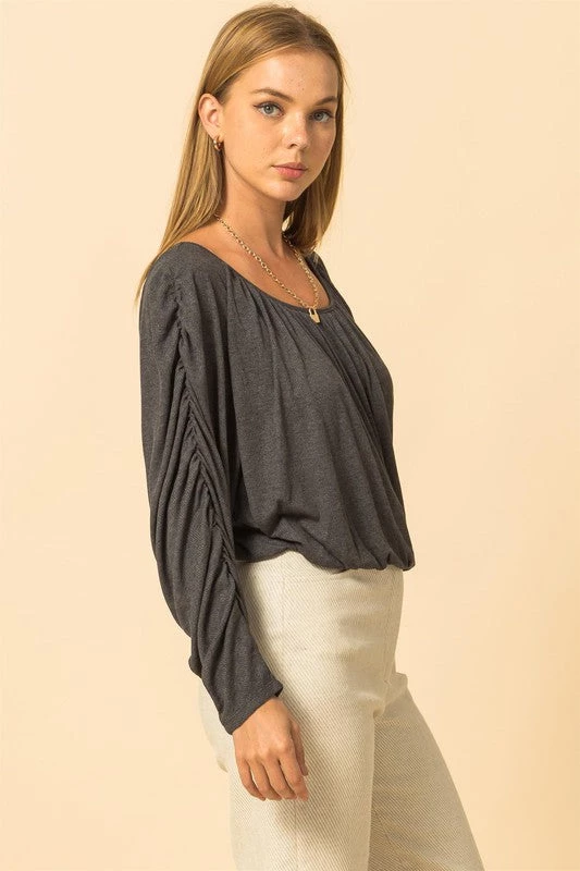 Hyfve Ruby Ruched Blouse 19 Hyfve Ruby Ruched Blouse