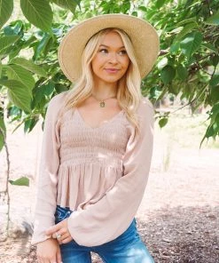 Active Basic New Arrivals Sunday Peplum Blouse