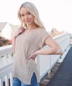 Hem & Thread Bentley Pointelle Sweater Set