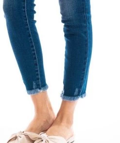 Kancan Hunter Mid Rise Skinny Jean Bottoms