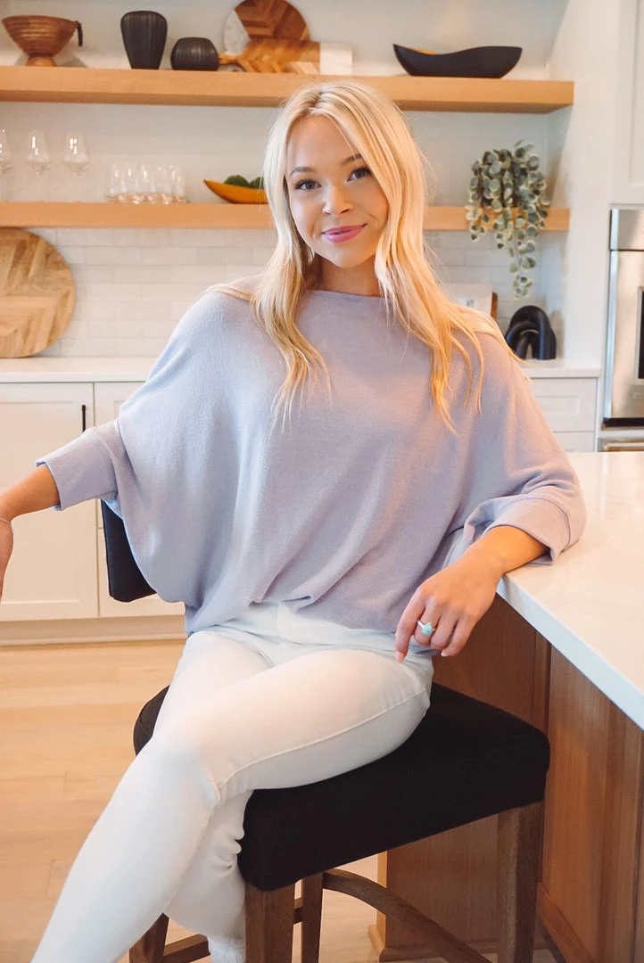 Charlotte Avery Half Sleeve Dolman Sweater 2 Charlotte Avery Half Sleeve Dolman Sweater