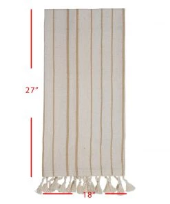 Foreside Home Genevieve Stripe Tea Towels Gifts + Home Accents