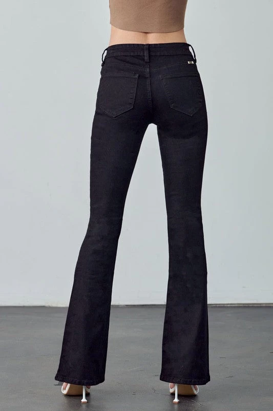 Kancan Bottoms Jayden Mid Rise Flare 6 Kancan Bottoms Jayden Mid Rise Flare