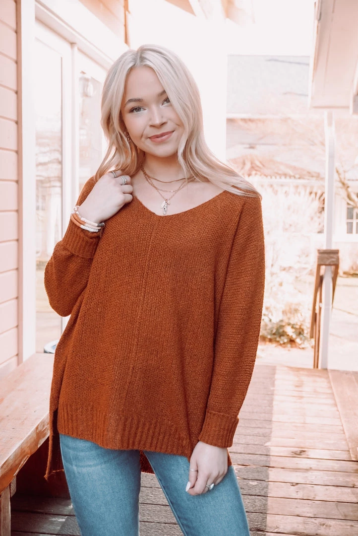 La Miel Dakota V Neck Sweater 7 La Miel Dakota V Neck Sweater