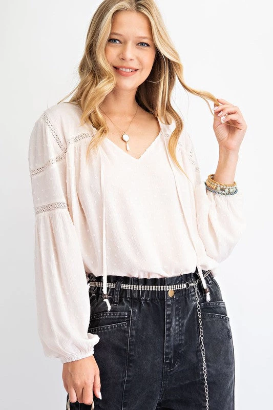 Easel Tops Dot To Dot Blouse 16 Easel Tops Dot To Dot Blouse