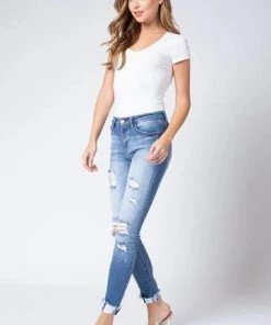 Kancan Freddie Mid Rise Distressed Denim 9 Kancan Freddie Mid Rise Distressed Denim