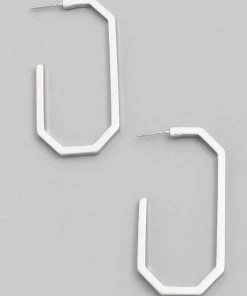 Sublime Clothing Boutique Accessories Oval Hoop Earring