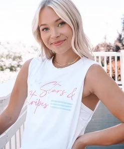 Oat Collective Stars & Stripes Tank Tops