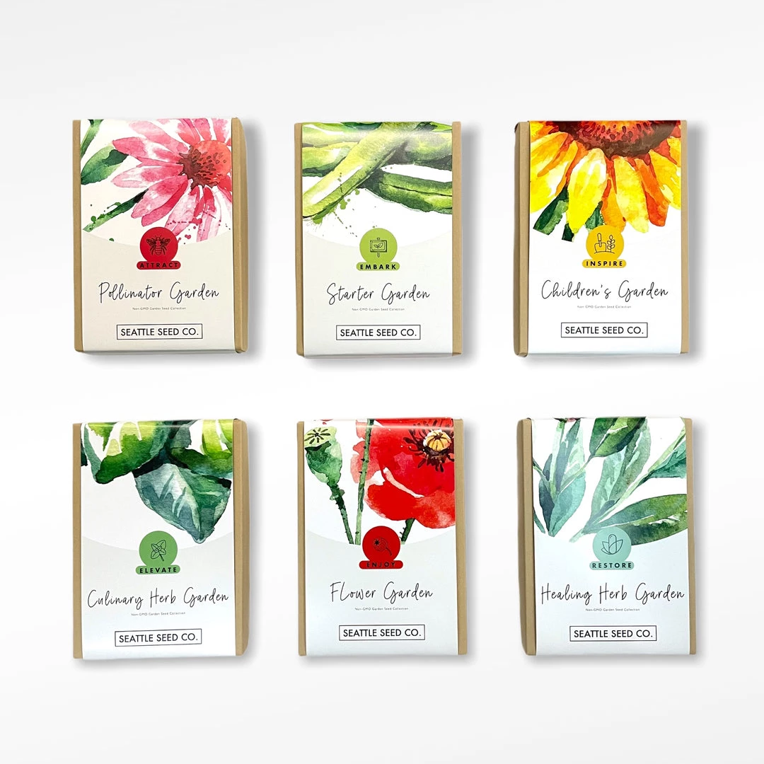 Seattle Seed Co. Non-GMO Seed Collection Gifts + Home Accents 1 Seattle Seed Co. Non-GMO Seed Collection Gifts + Home Accents