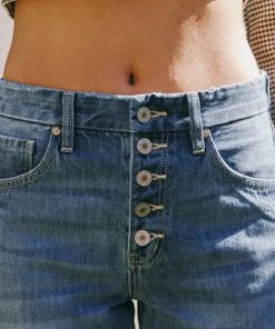 Kancan Nathaniel High Rise Straight Denim