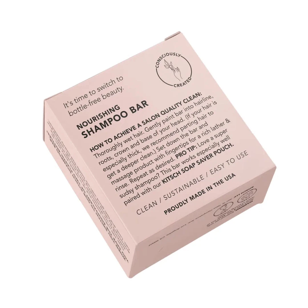 Kitsch Castor Oil Nourishing Shampoo Bar Beauty 2 Kitsch Castor Oil Nourishing Shampoo Bar Beauty