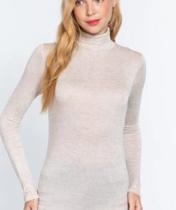 Active Basic Tops Annika Turtleneck