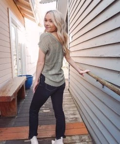 Hem & Thread Bentley Pointelle Sweater Set