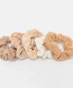 Kitsch Assorted Textured Scrunchies Beauty 18 Kitsch Assorted Textured Scrunchies Beauty