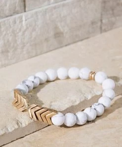 Urbanista Accessories Chevron & Stone Bracelet