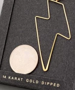 Fame Accessories Wire Lightening Charm Necklace