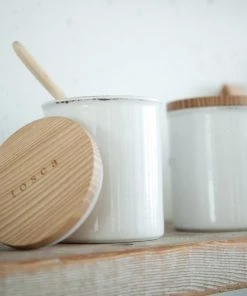 Yamazaki Home Gifts + Home Accents Yamazaki Tosca Ceramic Canister