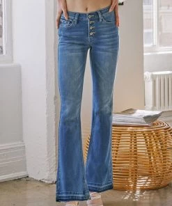 Kancan New Bottoms Declan Mid Rise Flare