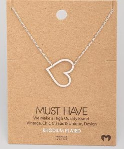 Fame Accessories Be Mine Pendant Necklace