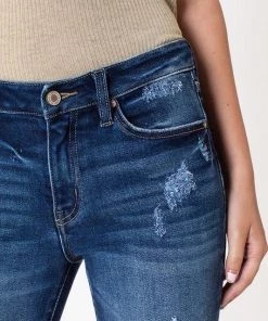 Kancan Lincoln Mid Rise Denim Bottoms