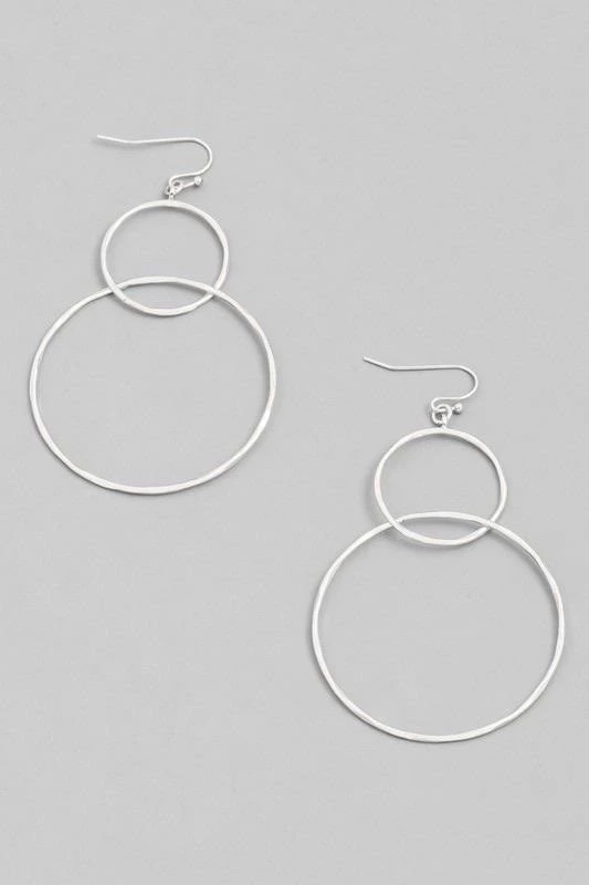 Fame Accessories Circle Around Hoop Earrings 3 Fame Accessories Circle Around Hoop Earrings