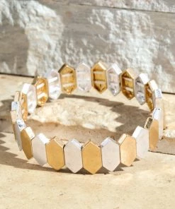Urbanista Hexagon Worn Metal Bracelet New Arrivals
