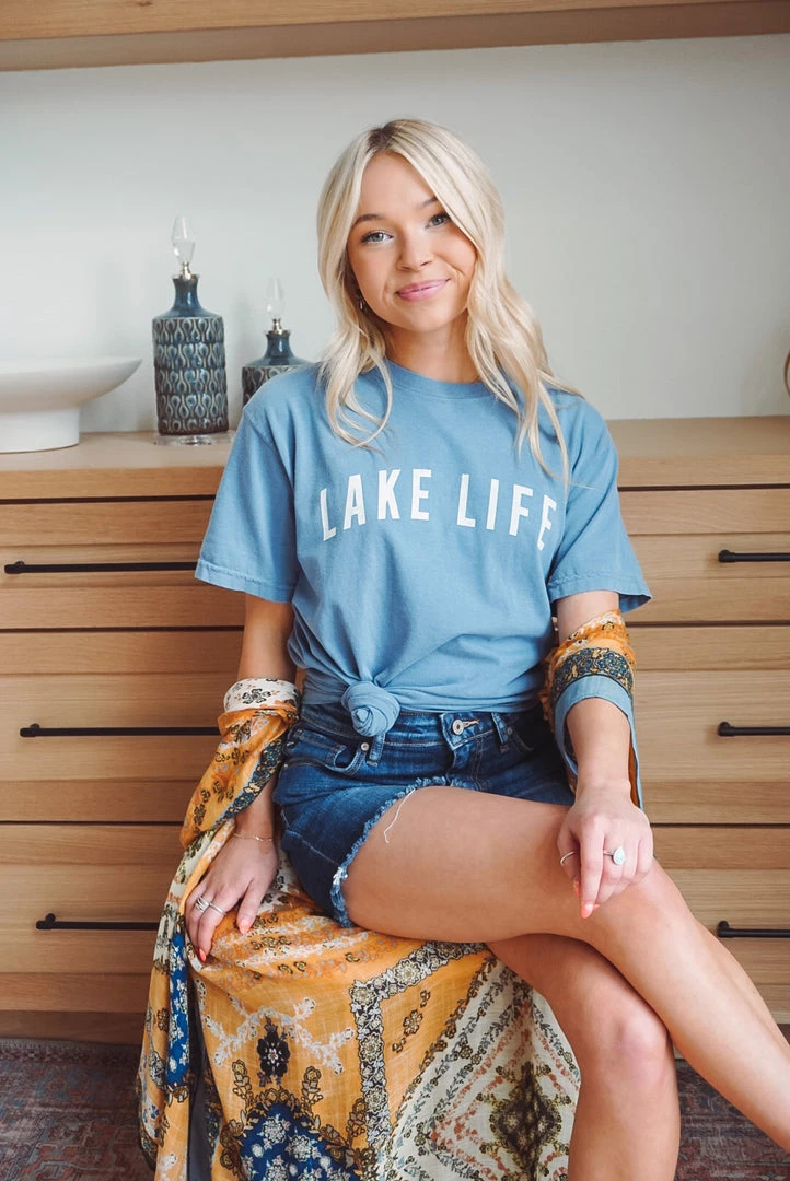 Oat Collective Lake Life Tee Tops 1 Oat Collective Lake Life Tee Tops