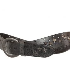 Embrazio Accessories Embracing Star Curved Leather Belt