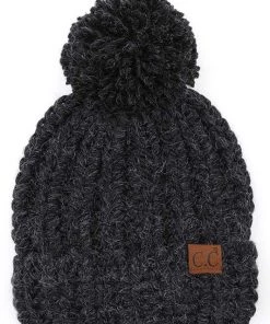 Hana C.C. Chunky Yarn Pom Beanie Accessories