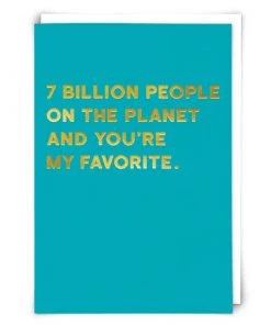 Red Back Cards Foil Letter Funny Greeting Cards