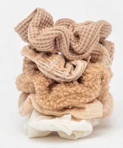 Kitsch Assorted Textured Scrunchies Beauty