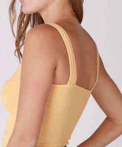 Tops NikiBiki Ruby Ribbed Crop Tank 57 Tops NikiBiki Ruby Ribbed Crop Tank