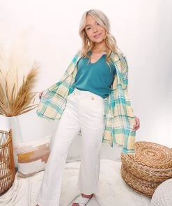 La Miel Georgia Plaid Shirt