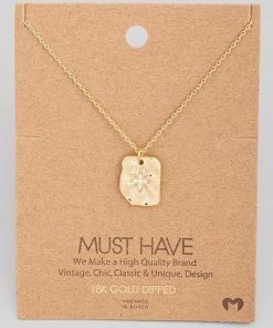 Fame Accessories North Star Pendant Necklace