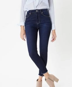 Kancan Indigo High Rise Denim Bottoms