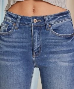Kancan Campbell Mid Rise Denim Bottoms