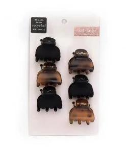 Kitsch Recycled Plastic X-Small Claw Clips 6pc Beauty