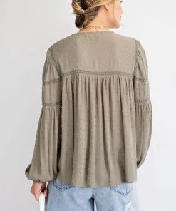 Easel Tops Dot To Dot Blouse 33 Easel Tops Dot To Dot Blouse